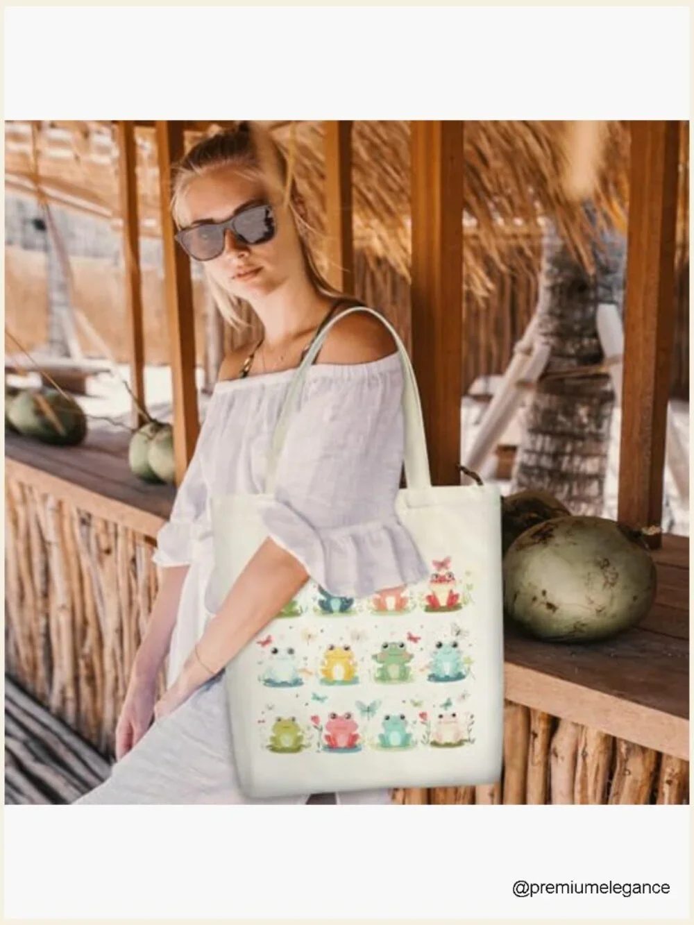Canvas Tote Bag Reusable Shopping Foldable